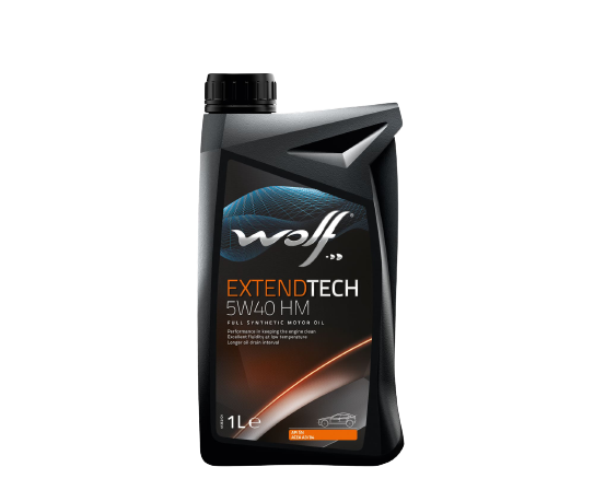 Моторное масло Wolf ExtendTech 5W-40 HM, 1л 